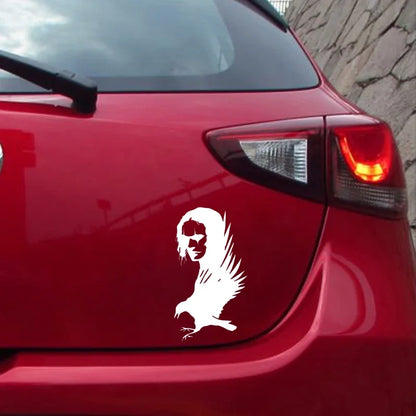 Sticker Crow People Vinyl Decals Motorcycle Bumper Body Rear
