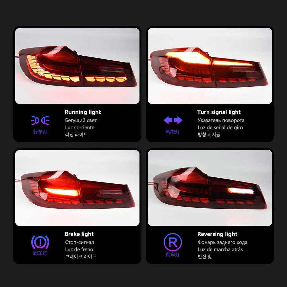 For BMW G30 M5 F90 5 Series Taillights 525I 530I 535I 540I Gts