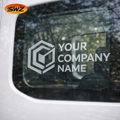 Custom Business Logo Sticker Professional Large Size Branding