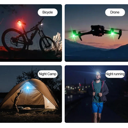 Wireless Remote Control Aircraft Strobe Motorcycle Bike Drone