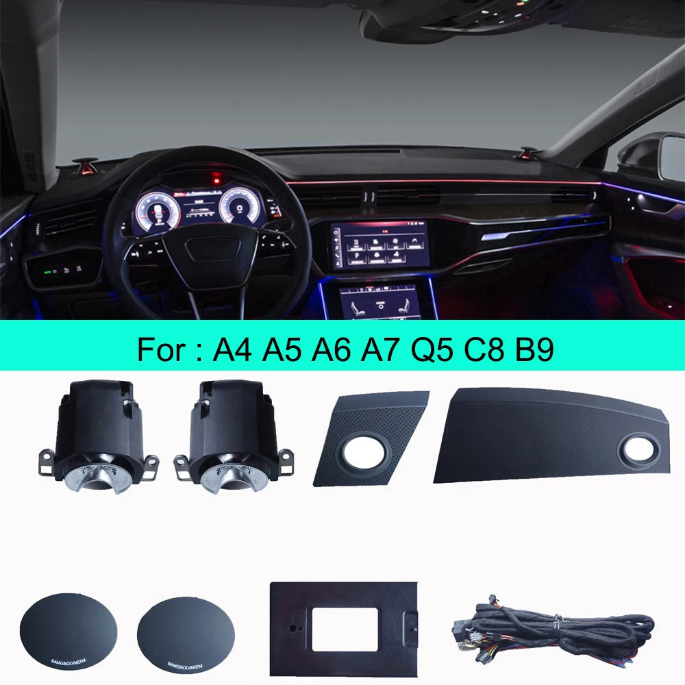 For Audi A4 A5 A6 A7 Instrument Electric Treble Horn Par Q5 C8