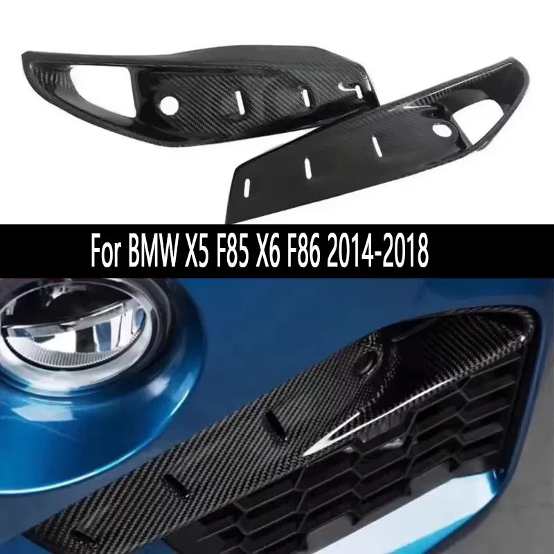 For BMW X5 F85 X6 F86 2014-2018 Carbon Fiber Tuyere Front Bumper