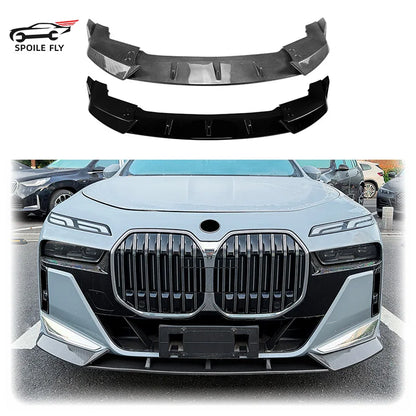 For BMW 7 Series I7 G70 G73 2023 ABS Front Bumper Lip Spoiler