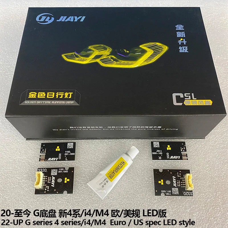 For BMW G22 G23 G26 G80 J One G82 M3 M4 I4 Series Yellow Drl