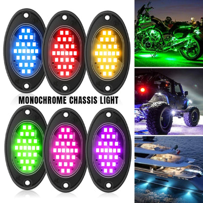 Design 2PCS Highlight Chassis Cars Bottom Neon Lighting Modified