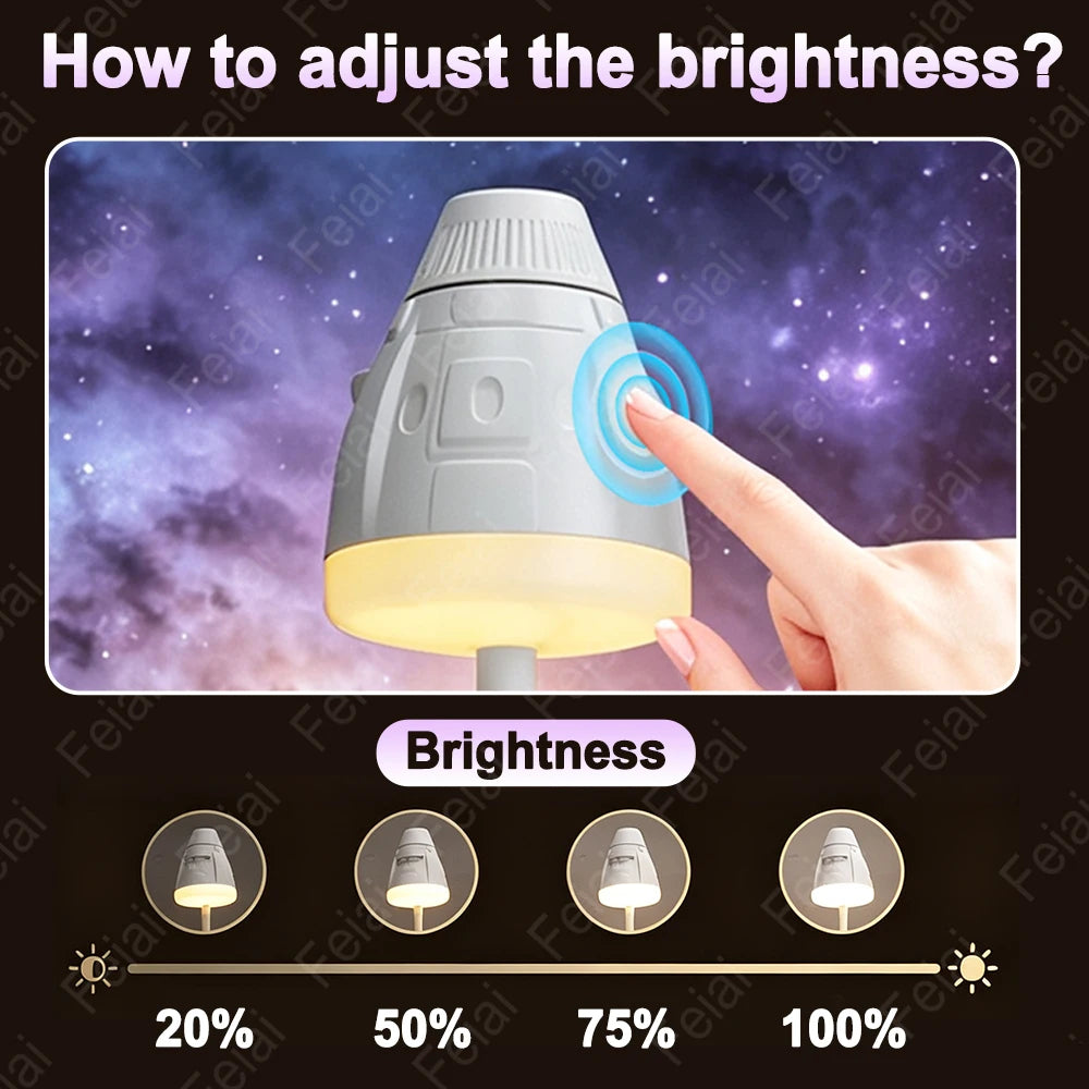 USB Roof Starry Sky Projection Environment Lighting 360