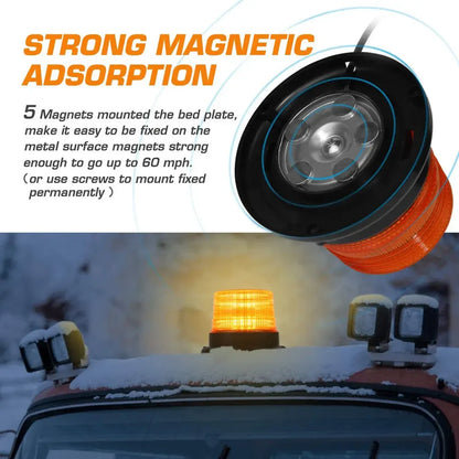 40LED Emergency Strobe Amber Singal Safety Warning Flashing