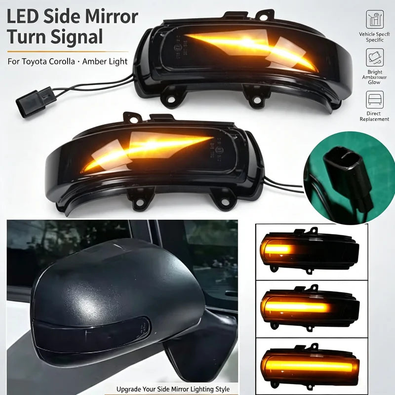 For Toyota Corolla Corolla Auris NZE15 Rearview Mirror Dynamic