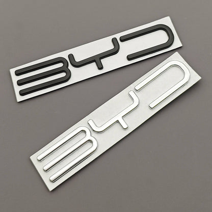 For BYD Atto 3 Shark 6 3D Metal Badge Letters BYD Logo Emblem