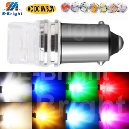 10PCS Ac Dc 6V 6.3v non-polar GE44 ba9s Pinball