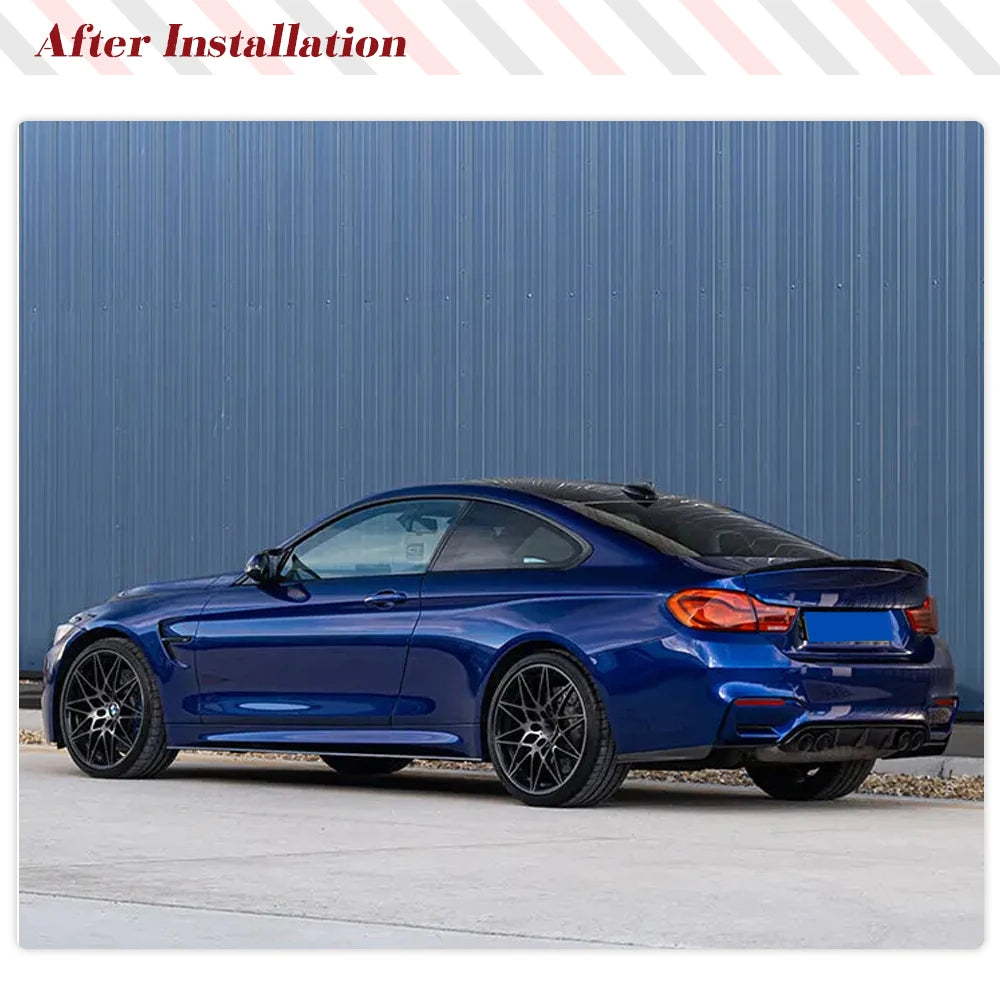 For BMW BMW 4 Series M4 F82 F83 2014-2020 Carbon Fiber Rear