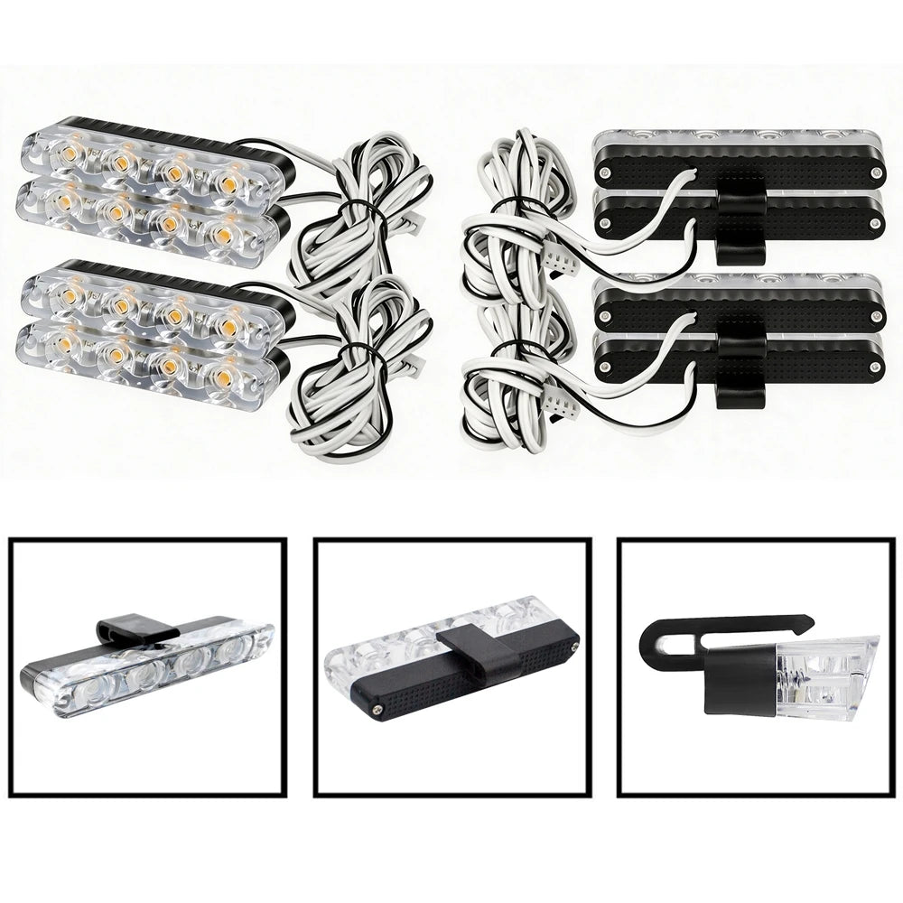 Strobe Grille Emergency Flash Stroboscopes Flasher Cars Truck Van