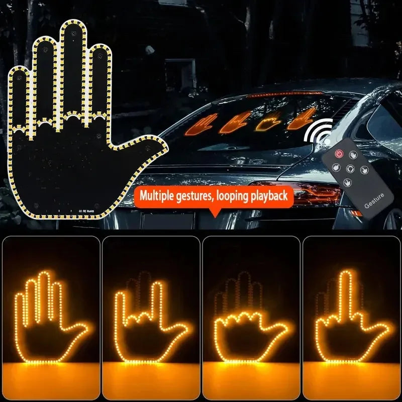 Finger Fun Interior Lighting Remote Control Rear Window
