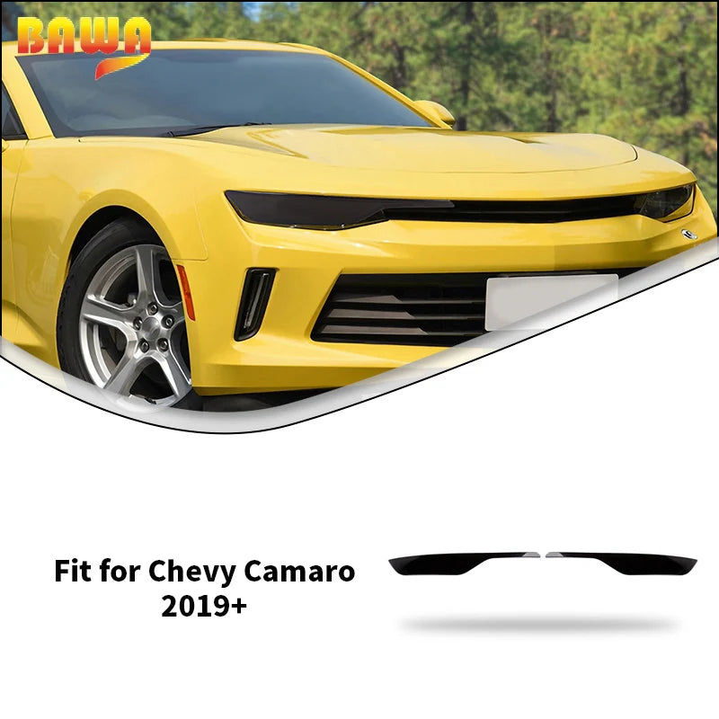 For Chevrolet Camaro 2019 2020 2021 Bawa ABS Smoked Black
