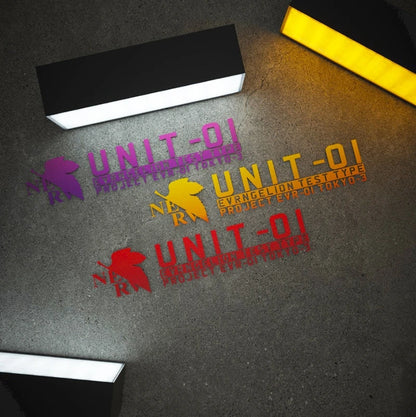 For Unit 01 Test Type Project Decals Funny Classic Cartoon Anime