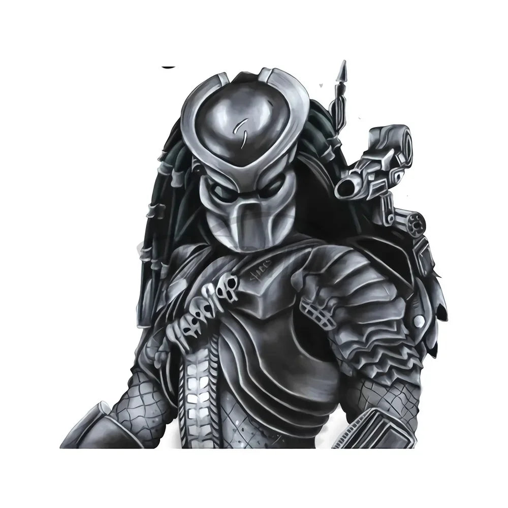 Design Predator Armored Decal Fashion Bite Scratch Anime Sticker