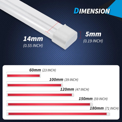 Hood Headlight Strip Flexible Atmosphere Lamps Drl Daytime