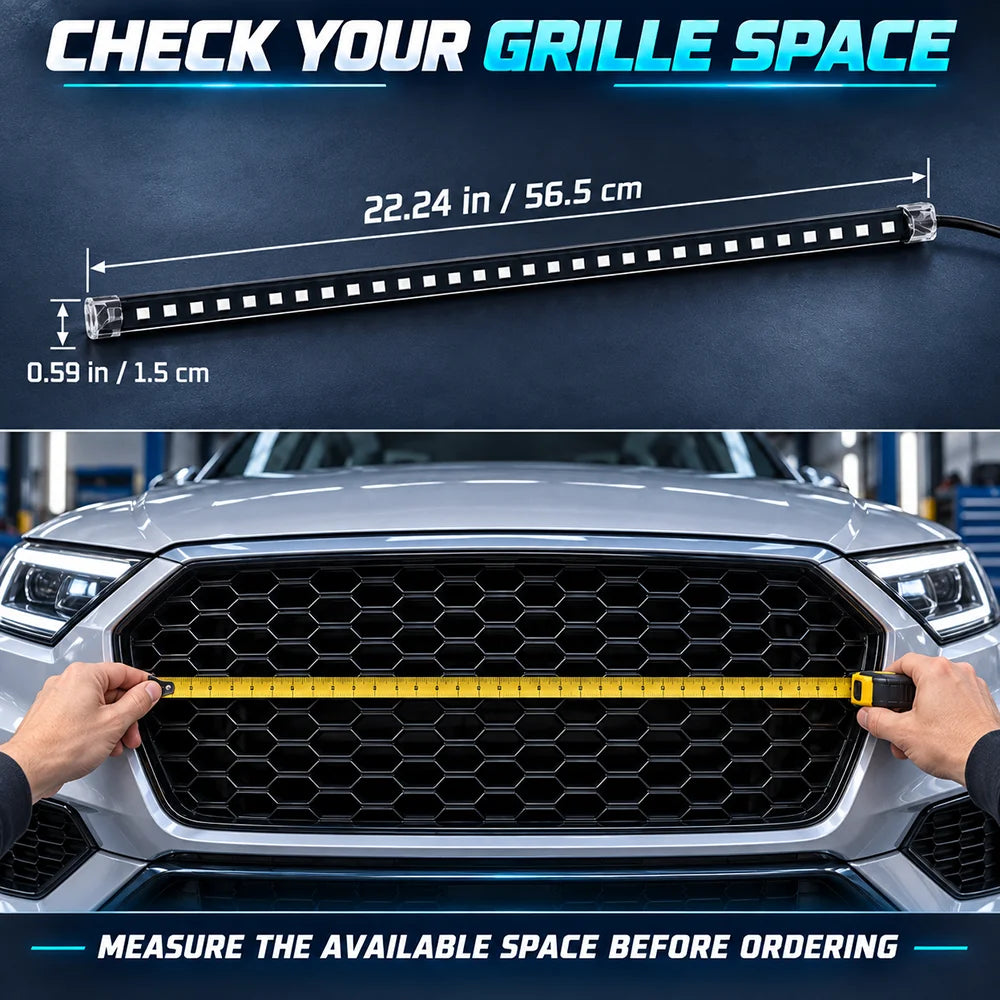 RGB Knight Rider Scanner Strip Flashing Grille Bar 12V