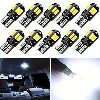 20PCS T10 168 2825 194 License Plate Bulbs 6000K