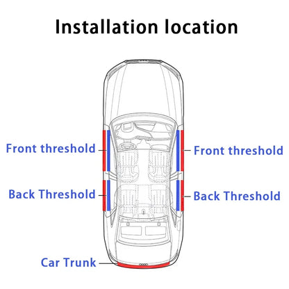 For Chery Jaecoo J7 J8 2023 5PCS Stickers Jaecoo Threshold Strip