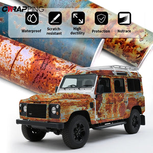 For Motorcycle Vinyls Waterproof Rusting Vinyl Decorating Rust