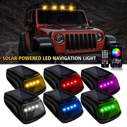 5PCS multi-mode Solar Cab Trucks RGB Marker Vibration Sensor