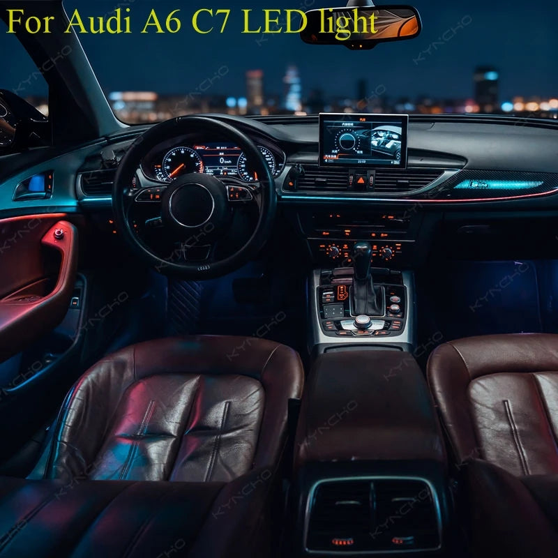 For Audi A6 C7 LED Ambient Symphony Lighting Interior