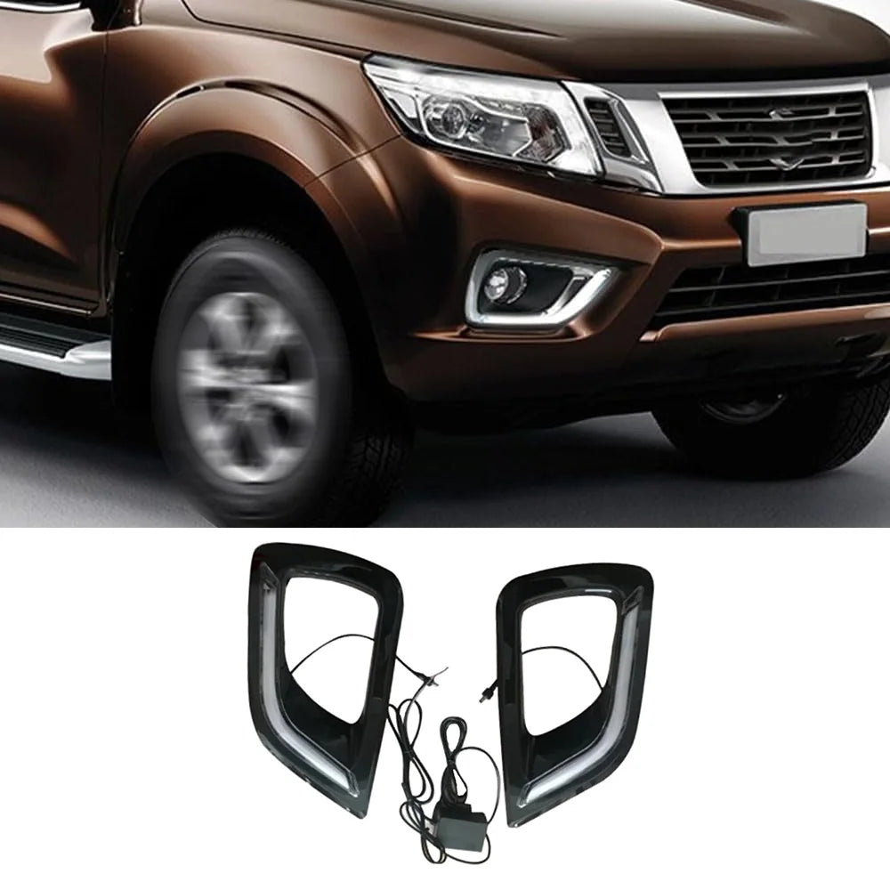 For Nissian Navara NP300 2015-2018 Turn Fit Signal Drl Daytime