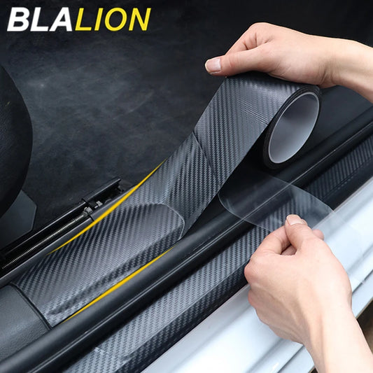 Blalion 3D Nano Carbon Fiber Sticker Anti Scratch Door