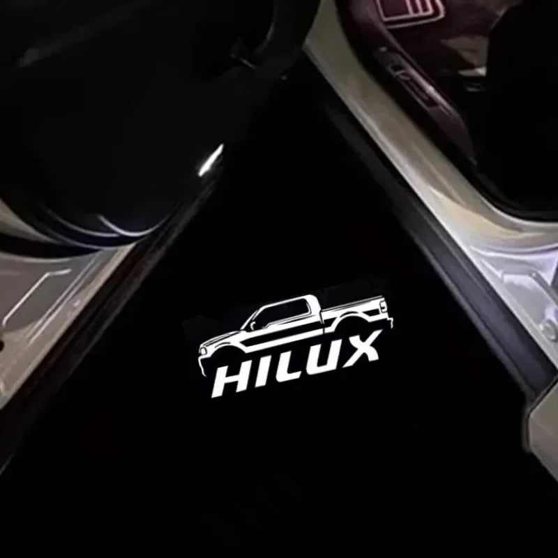 For Hilux Logo Pickup 2PCS Interior Courtesy Door Projector