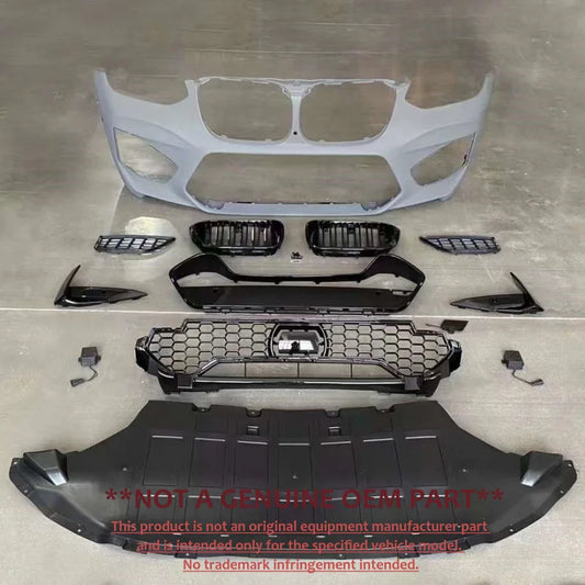 For BMW X3 G01 X4 G02 2018 2021 Upgrade X3M X4M Bumper Body Kit