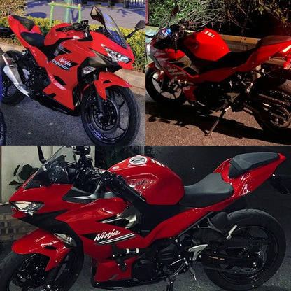 For Motorcycle Auto Tuning Accessories Red White Black Glossy