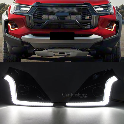 For Toyota Hilux Gr Sport 2023 Drl Daytime Running Dymanic Turn