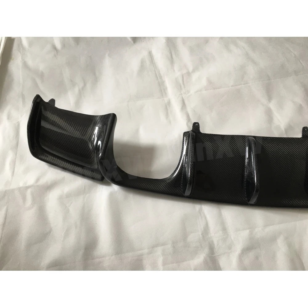 For BMW E92 M3 Coupe E93 Dry Carbon Fiber Rear Lip Diffuser