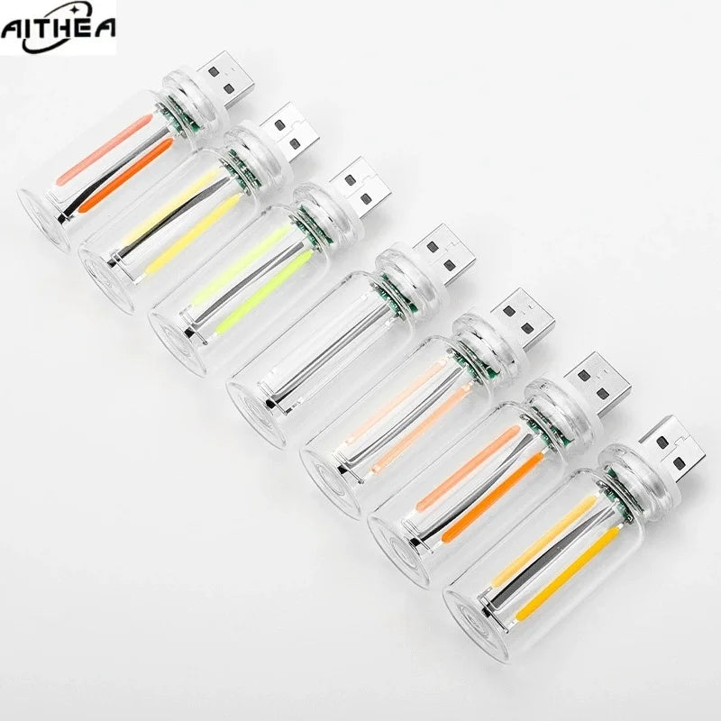 For Vehicle Bedroom Decor Aithea Glass Night Touch Dimmable USB
