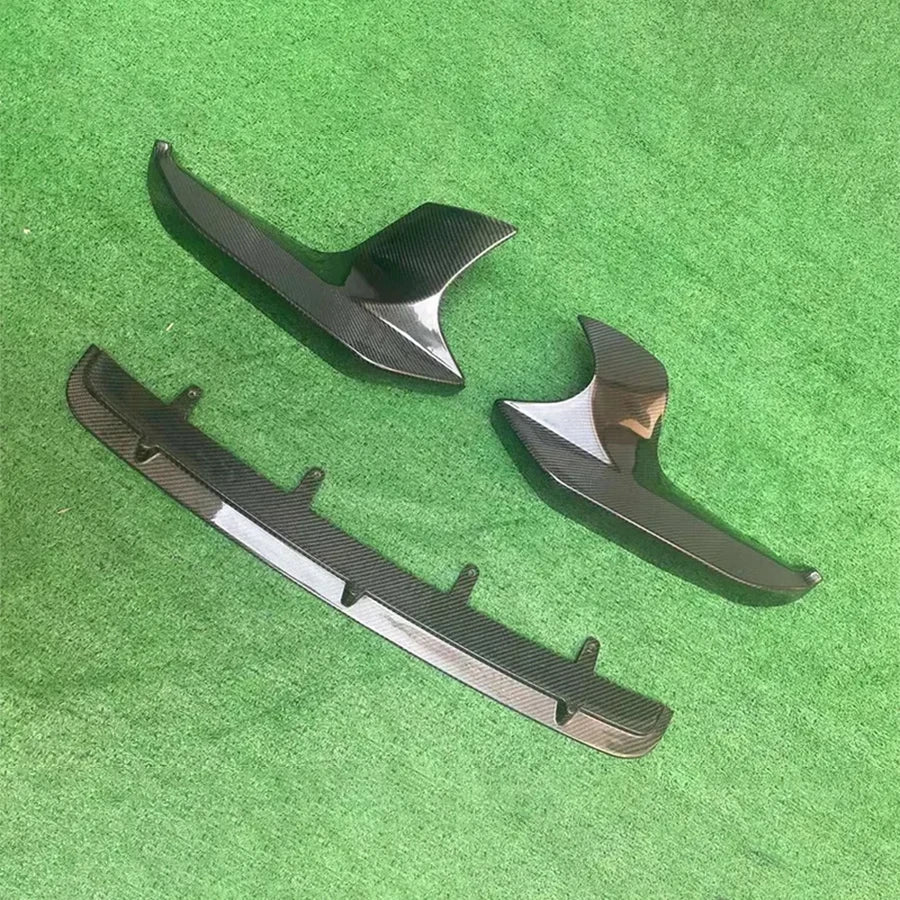 For BMW M5 F90 Carbon Fiber Front Lip Bumper Separator Diffuser
