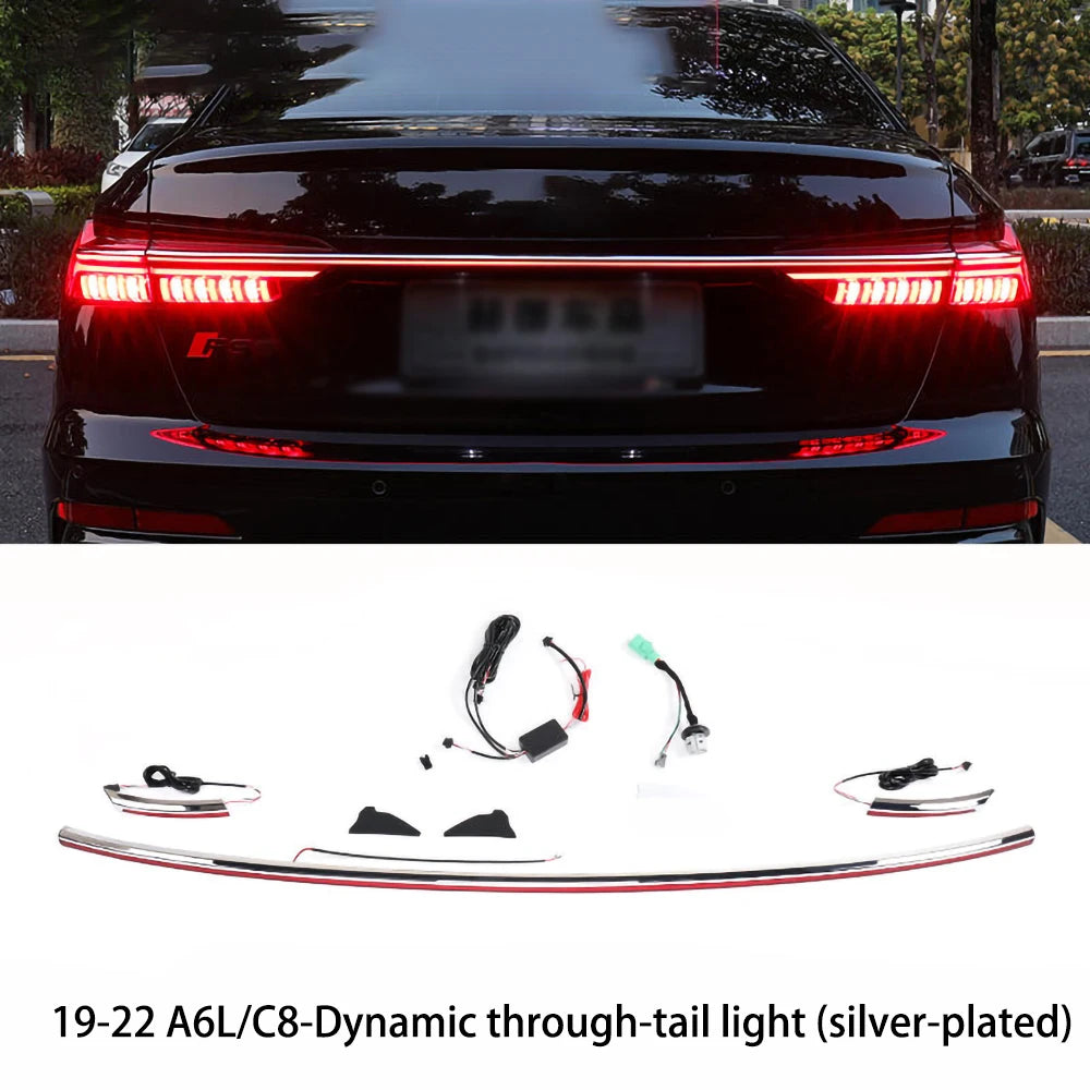 For Audi A6 C8 2019-2025 Decorative Dynamic Thru Tail Streamer