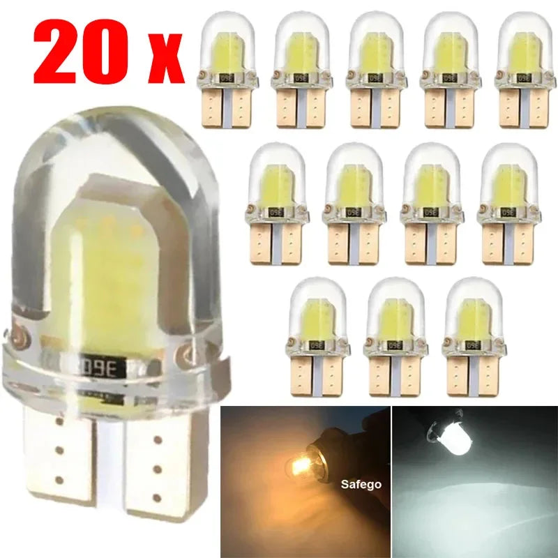 T10 194 168 W5W Canbus Bright White Interior Reading
