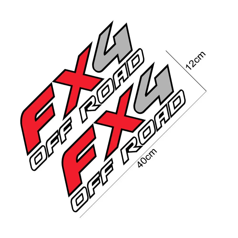 For Ford Ranger Raptor F150 Mitsubishi 2PC FX4 Off Road Sticker