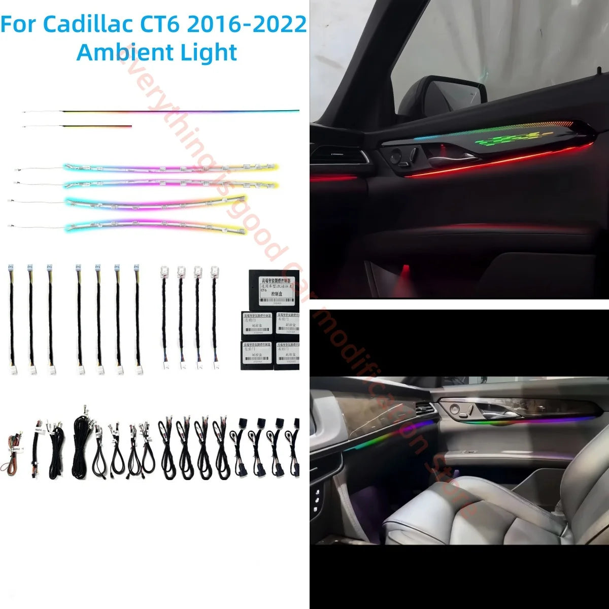 For Cadillac CT6 2016-2022 Automotive Interior Atmosphere