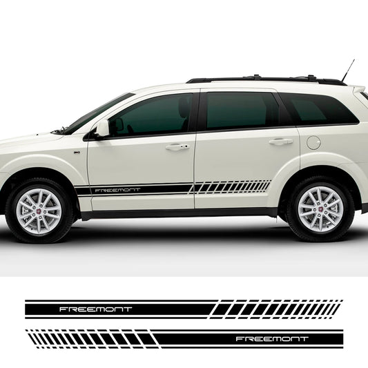 For Fiat Freemont Diy Auto Graphics Door Side Stickers Sport