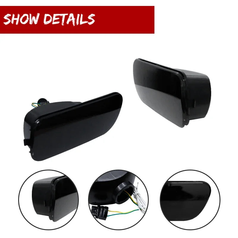For Chrysler Pt Cruiser Red LED Rear Bumper Reflector Tail Brake