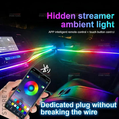 For BYD Destroyer05 22IN1 RGB Interior Acrylic Ambient Hidden