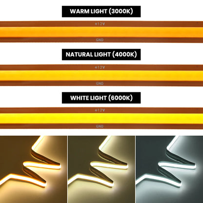 12V 24V Cob Strip Cut 528 720 Leds Flexible
