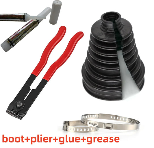 Split Cv Boot Kit Driveshaft Stretchy Rubber Outer Gaiters