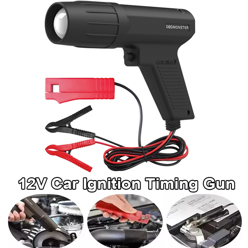Ignition Timing Gun 12V Engine Induction Strobe Motorcycle Marine