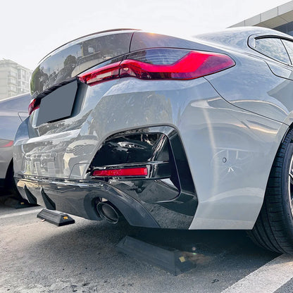 For BMW 4 Series I4 G26 Rear Bumper Lip Diffuser Side Splitter