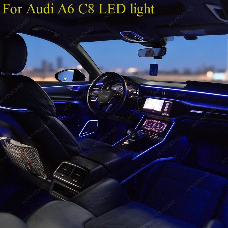 For Audi A6 C8 2018 2026 Kyncho Intelligent Ambient 12V Colors