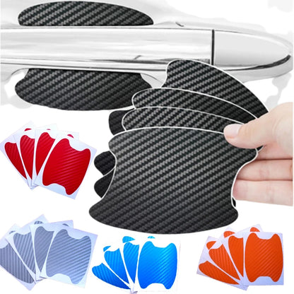 4PC Door Handle Bowl Scratch Protective Sticker Automobiles