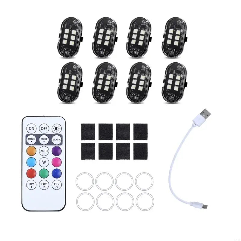 For Motorcycles Warning Remote Control Waterproof